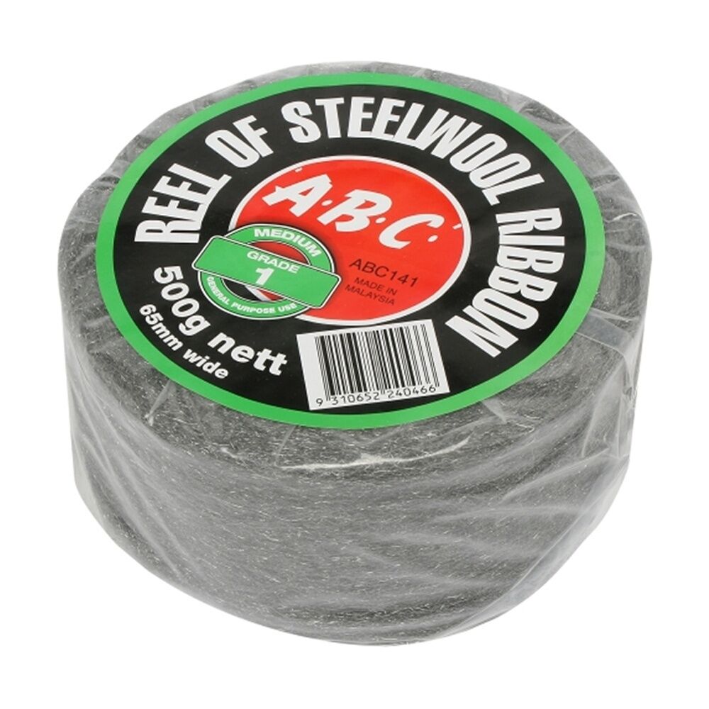 3x 12pc ABC 500g Home Professional Cleaning Steel Wool Reels Grade 1