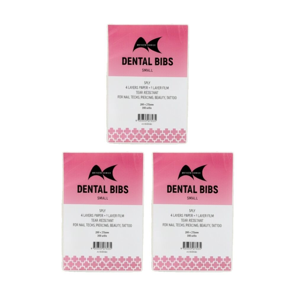 3PK Artists Choice Disposable Biodegradable Waterproof Absorbent Small Dental