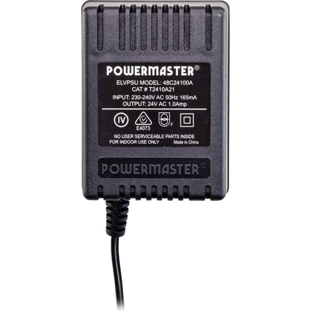 Powermaster 24V AC 1Amp Power Supply 2.1mm Plug 24Vac Adapter