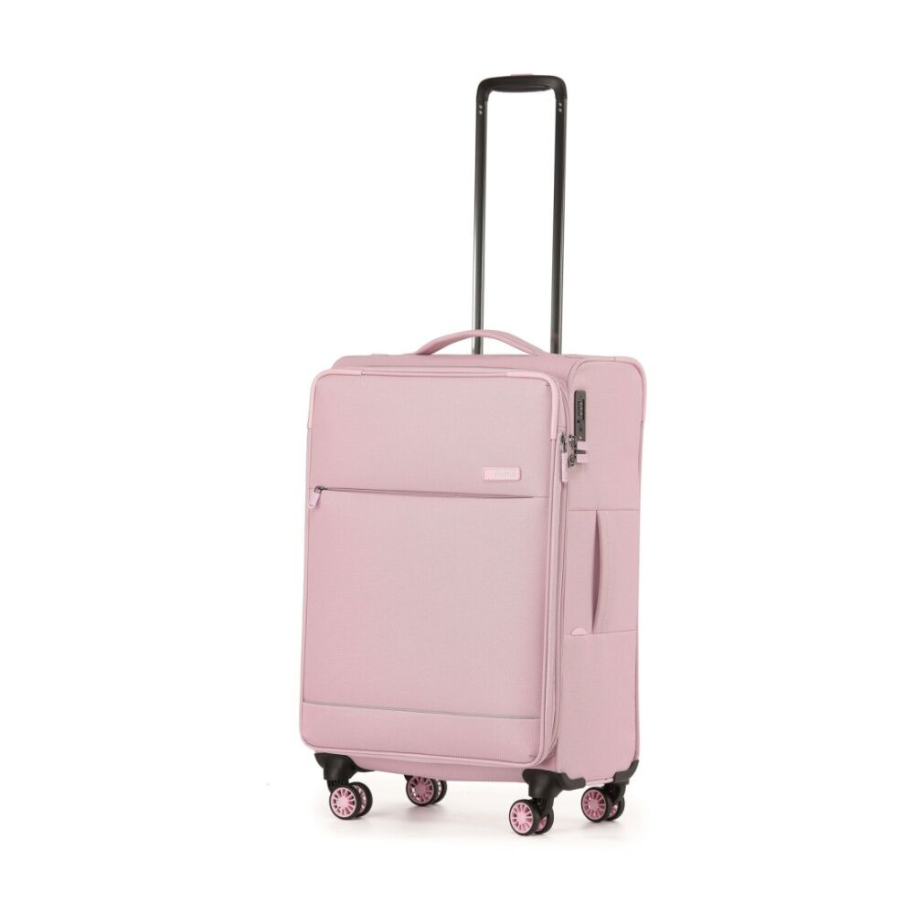 Tosca So Lite Hard Shell Suitcase With Spinner Wheels Blush Medium 67cm
