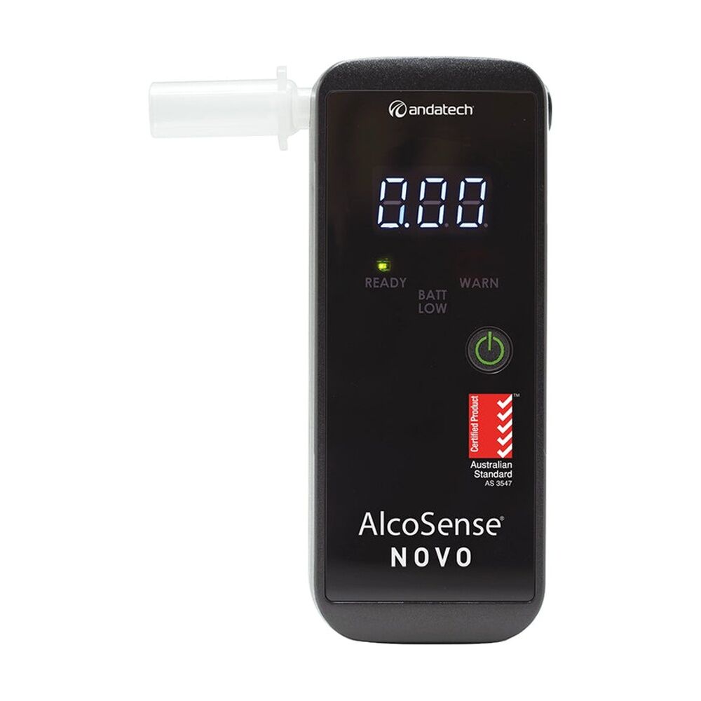 Alcosense Novo Gen 2 Personal Portable Fuel Cell Breathalyser Black