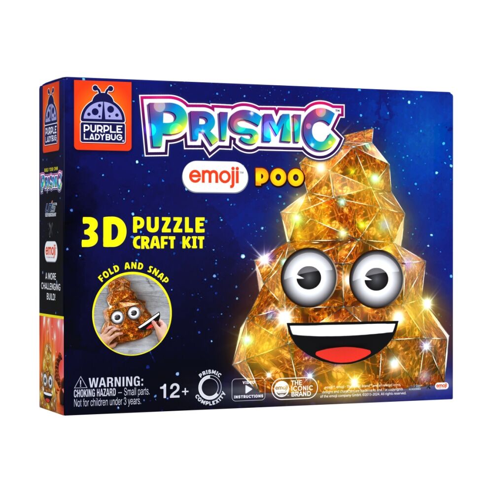 Prismic Emoji Poo Build-Your-Own LED Lantern DIY USB Powered 12y+