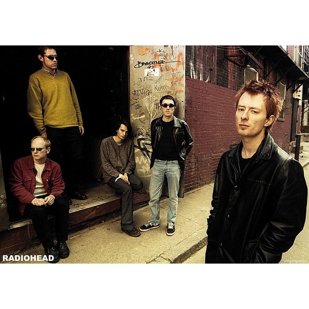 Music Radiohead Euro Wall Art Poster Room Decoration 81x60cm