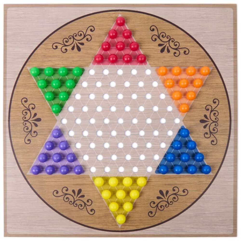 Cardinal Classic Kids/Family Chinese Checkers Board Game 6y+
