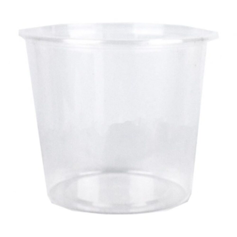 22x 5pc Partyware Round Plastic Storage Container Set W/ Lids 700ml