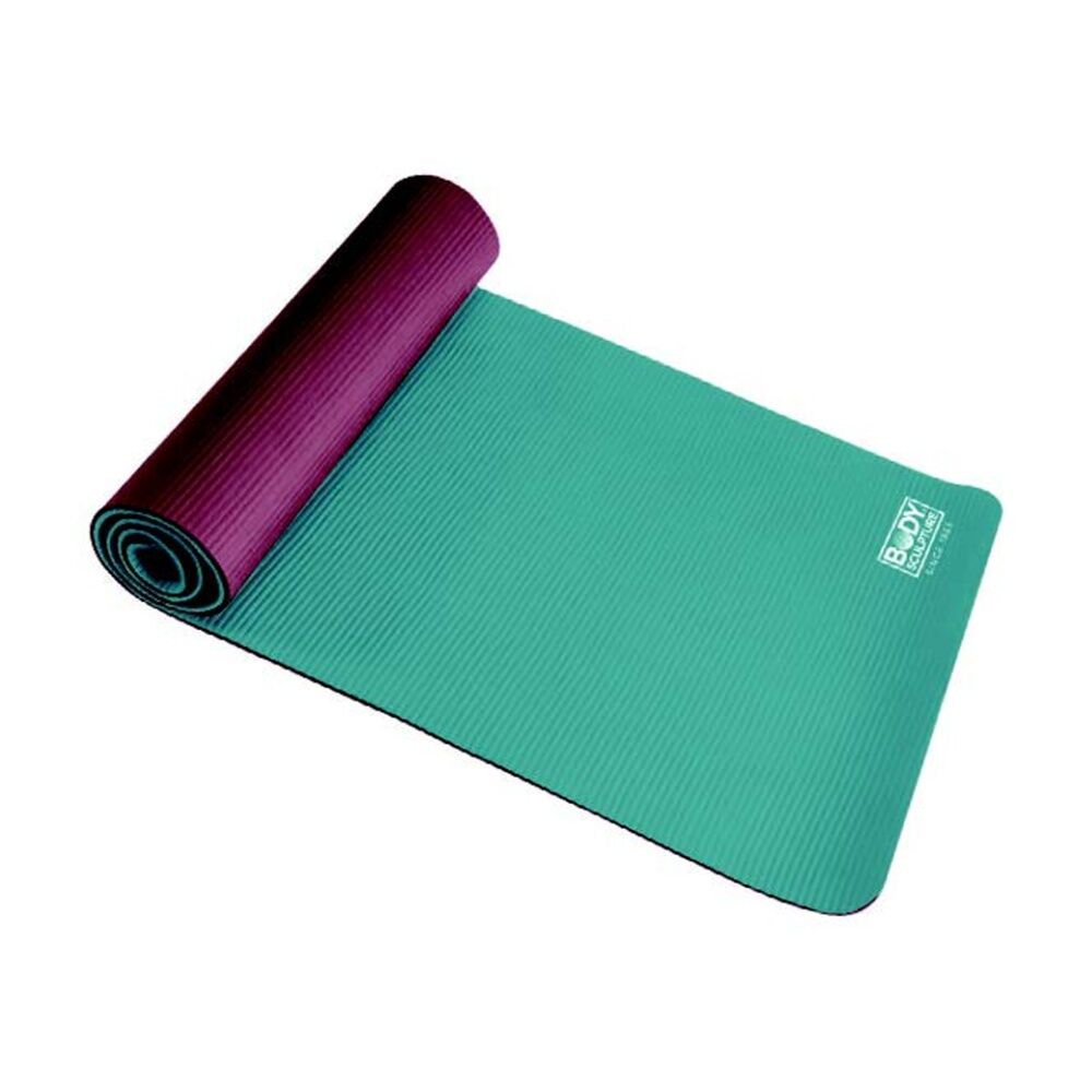 Body Sculpture Yoga Exercise Fitness Gym Mat Teal/Purple 173x61cm