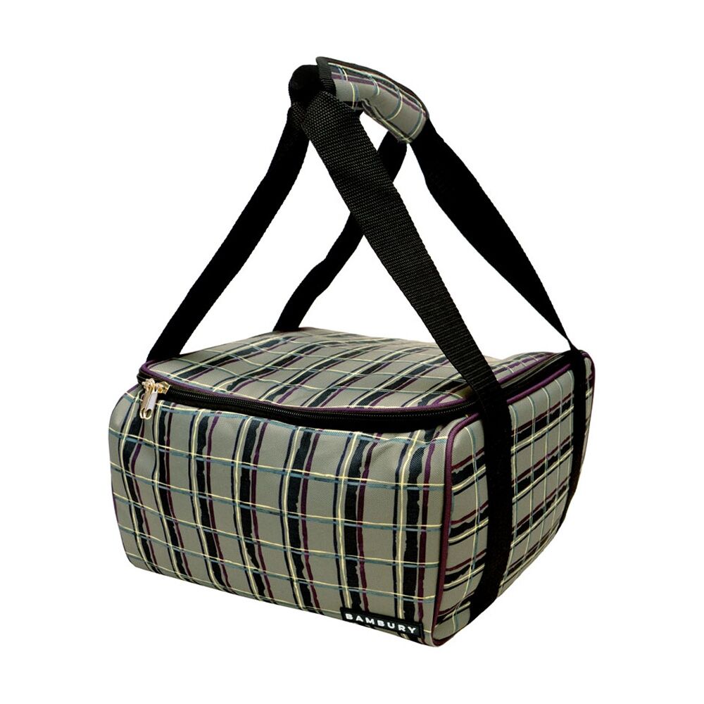 Bambury Felix Square Food Carrier Dish Transport Bag Spacious 30x30x18cm