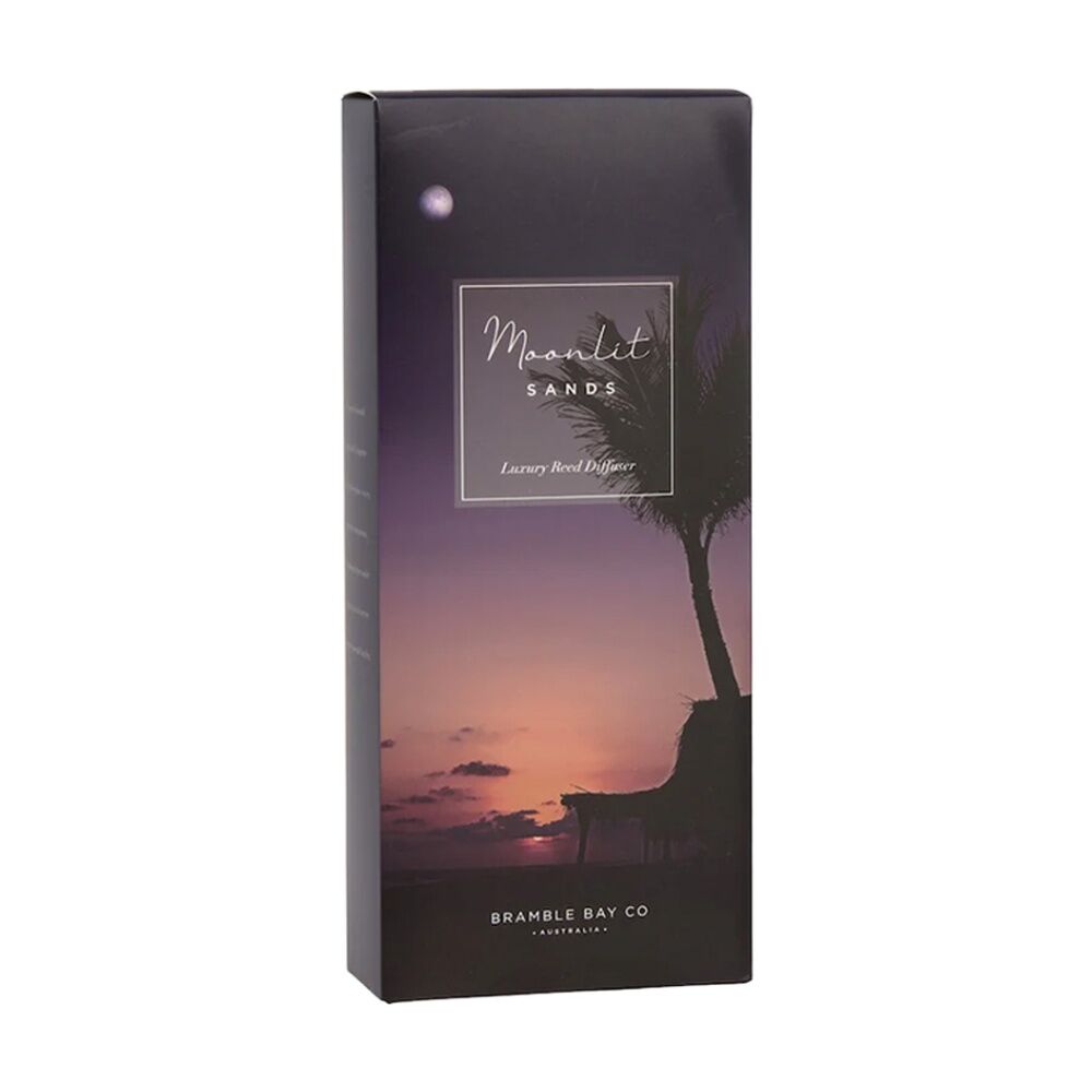 2PK Bramble Bay Ocean After Dark Moonlit Sands Glass Reed Diffuser 150ml