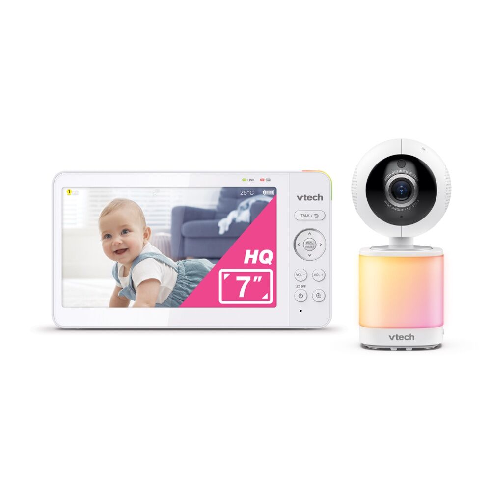 VTech BM7800N Pan & Tilt Video Baby Monitor Twin Camera Set 7in Display