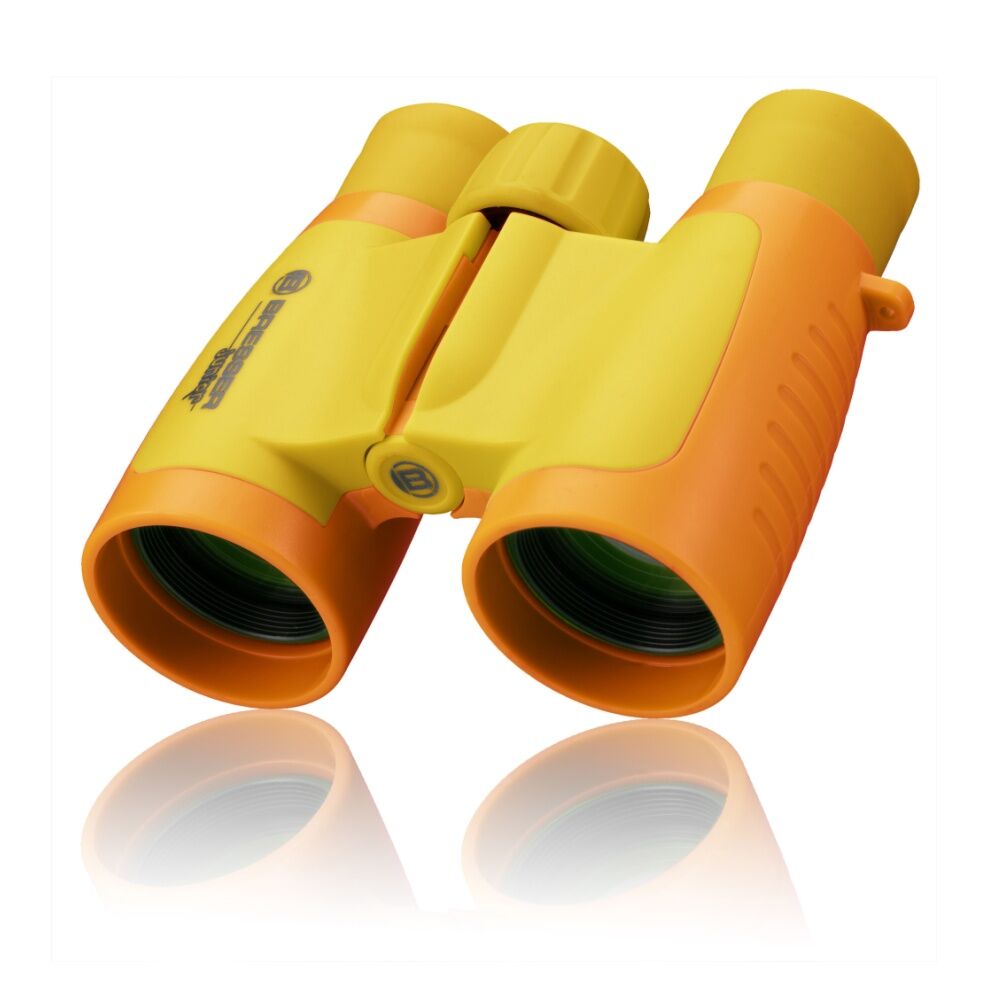 Bresser Junior Childrens Outdoor Use Foldable Binoculars 3x30mm Lens Yellow
