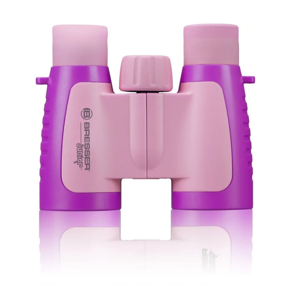 Bresser Junior Childrens Outdoor Use Foldable Binoculars 3x30mm Lens Pink