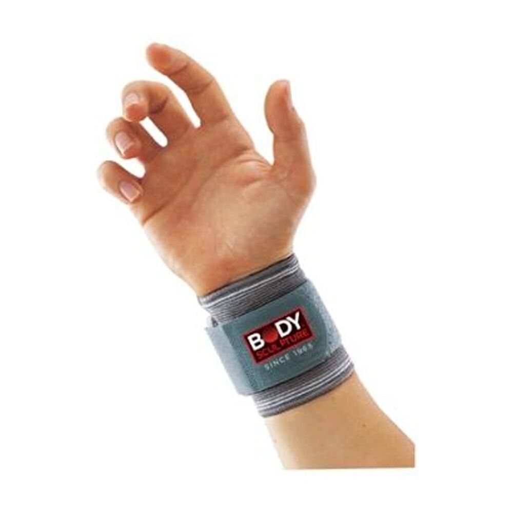 2PK Body Sculpture 4 Way Knit Elastic Wrist Suppot W/ Adjustable Strap L/S/M