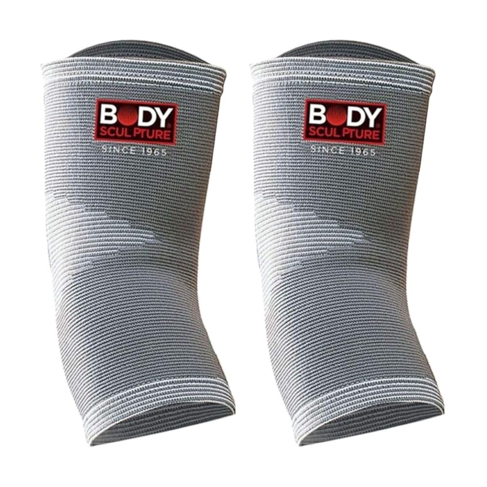 2PK Body Sculpture 4 Way Knit Elastic Elbow Support Comfort Strap Small