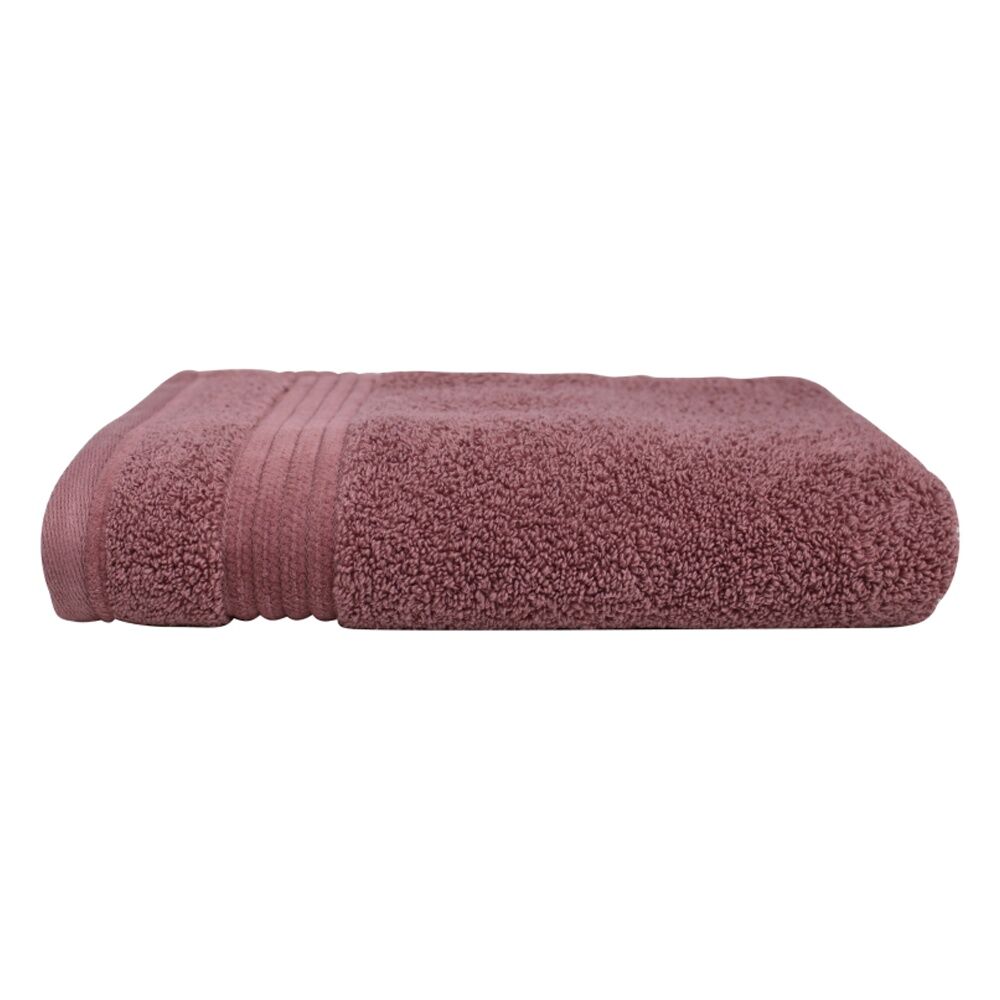 3x Bas Phillips Valencia Zero Twist Cotton Hand Towel 40 x 60cm Dusty Rose
