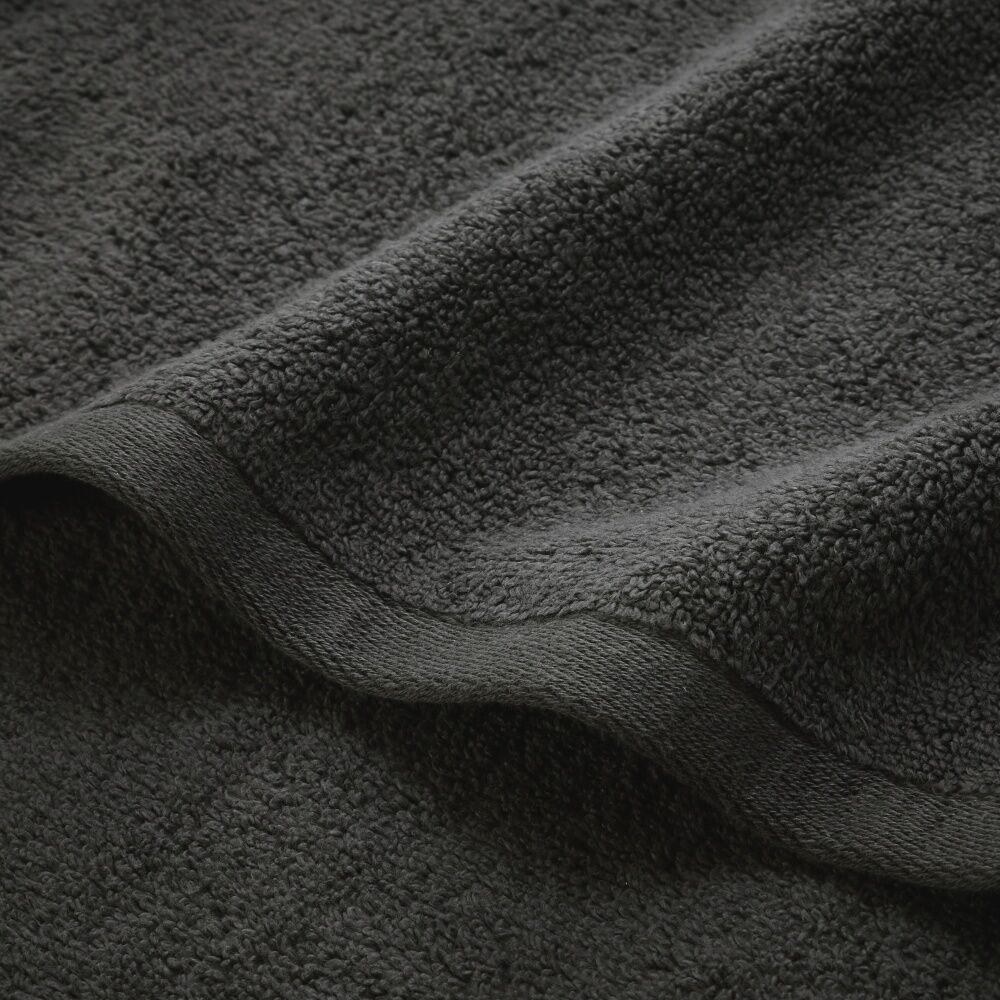 Christy Cirrus Bath Towel Combed Cotton 450GSM Fast Drying Charcoal