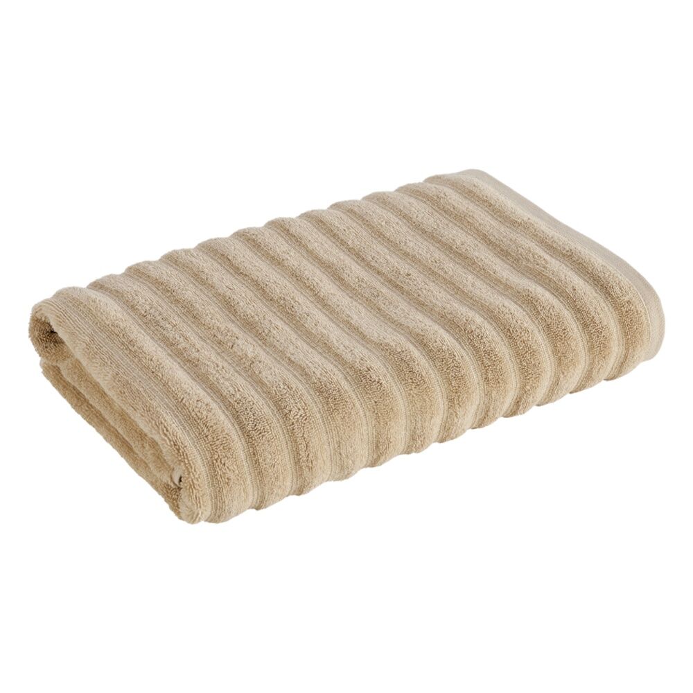 4x Christy Kensington Bathroom King Bath Towel Cotton 147x76 cm Sand Mushroom