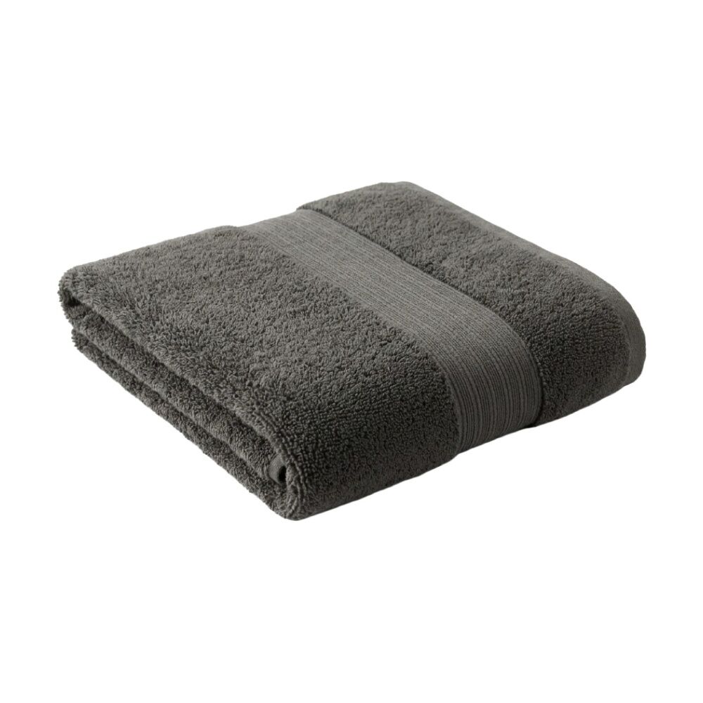 4PK Christy Sovereign Combed Cotton Bath Towel 650GSM Plush Soft Graphite King