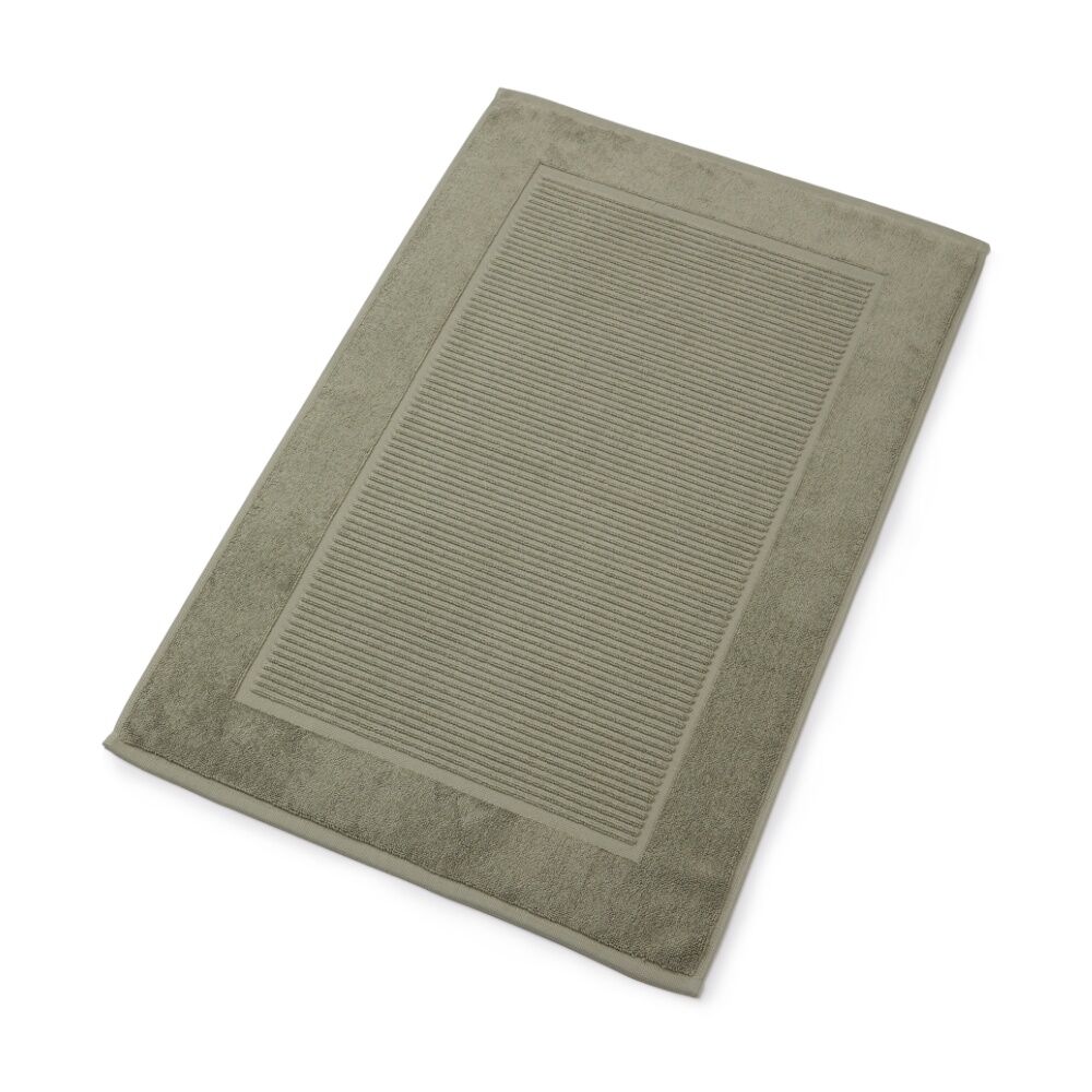 2PK Christy Sovereign Bath Mat Combed Cotton 1000GSM Plush Luxurious Bay Leaf