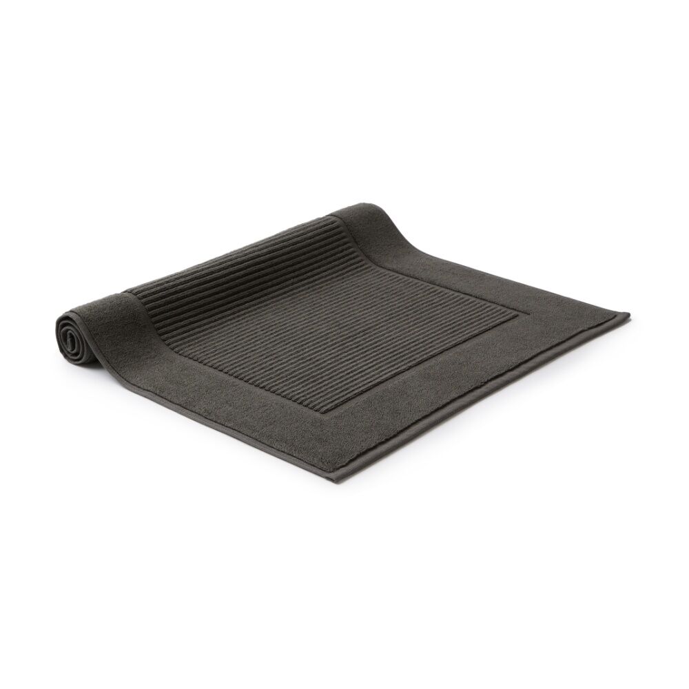 Christy Sovereign Bath Mat Combed Cotton 1000GSM Plush Luxurious Graphite