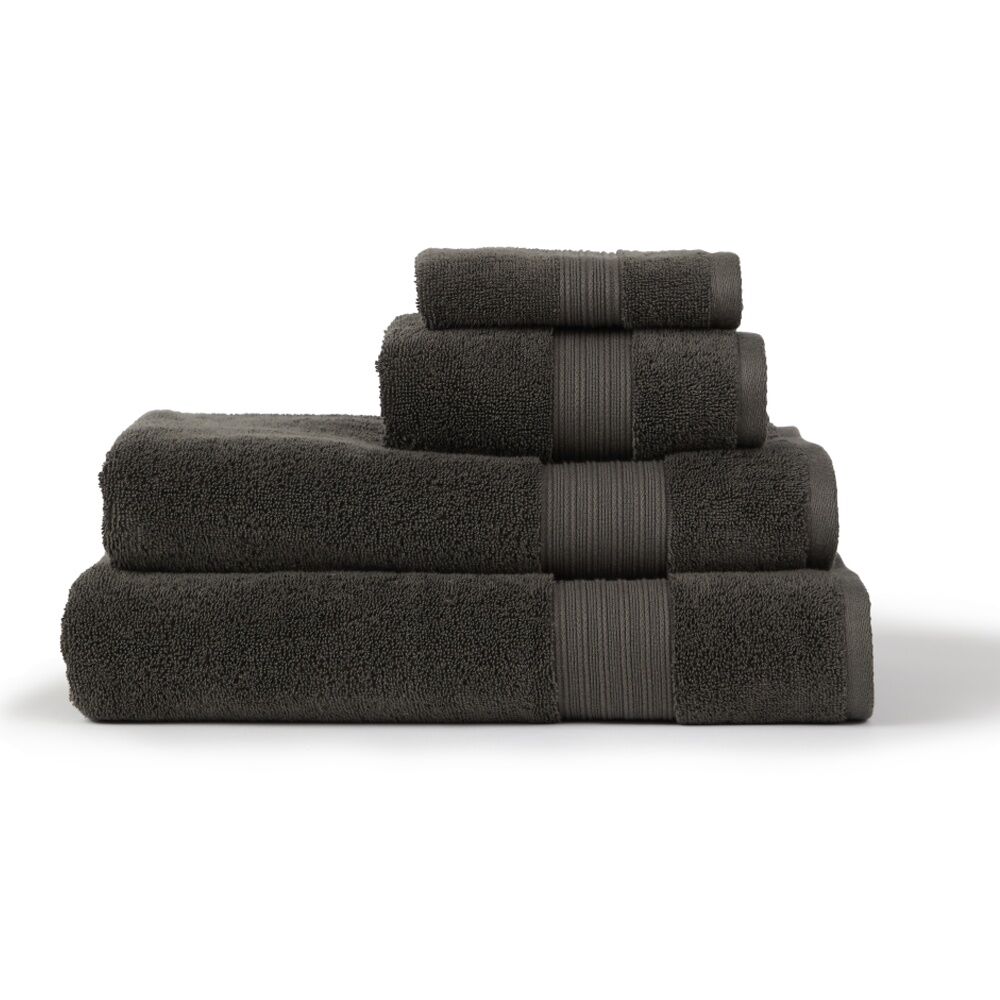 Christy Sovereign Bath Mat Combed Cotton 1000GSM Plush Luxurious Graphite