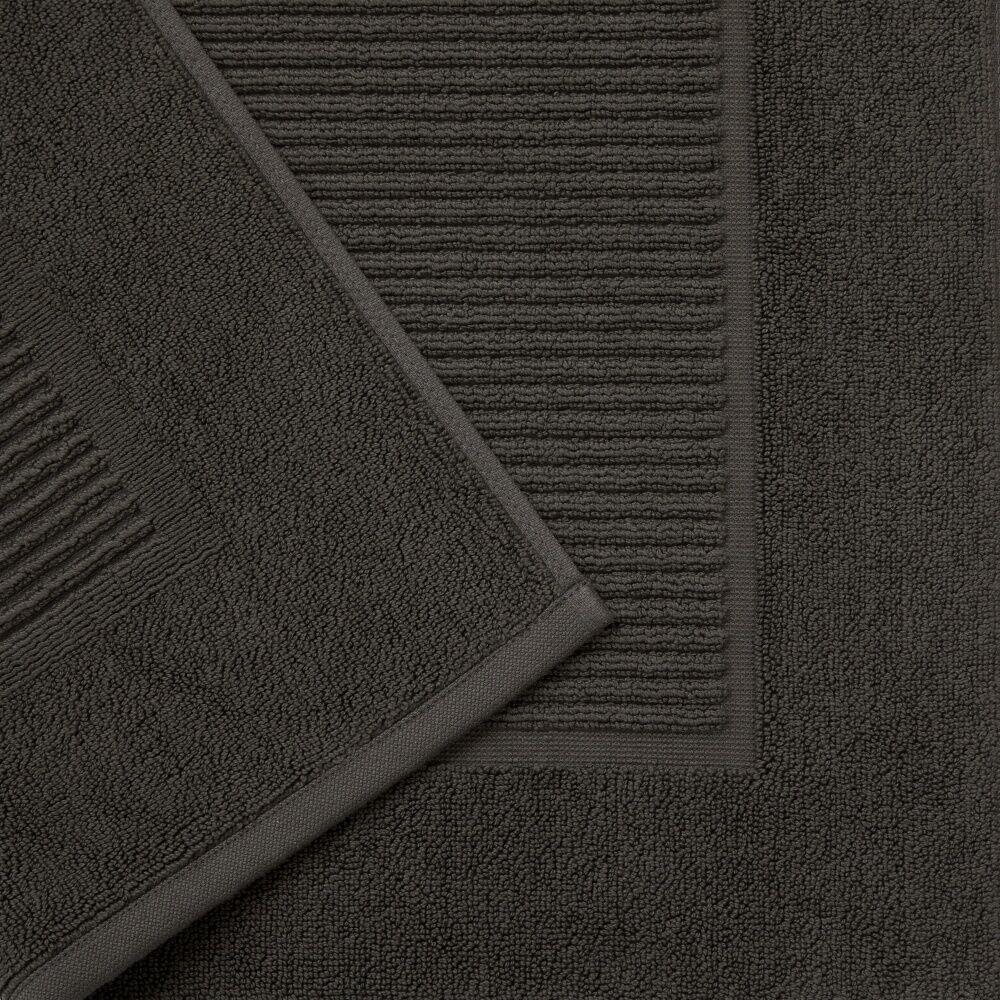 Christy Sovereign Bath Mat Combed Cotton 1000GSM Plush Luxurious Graphite