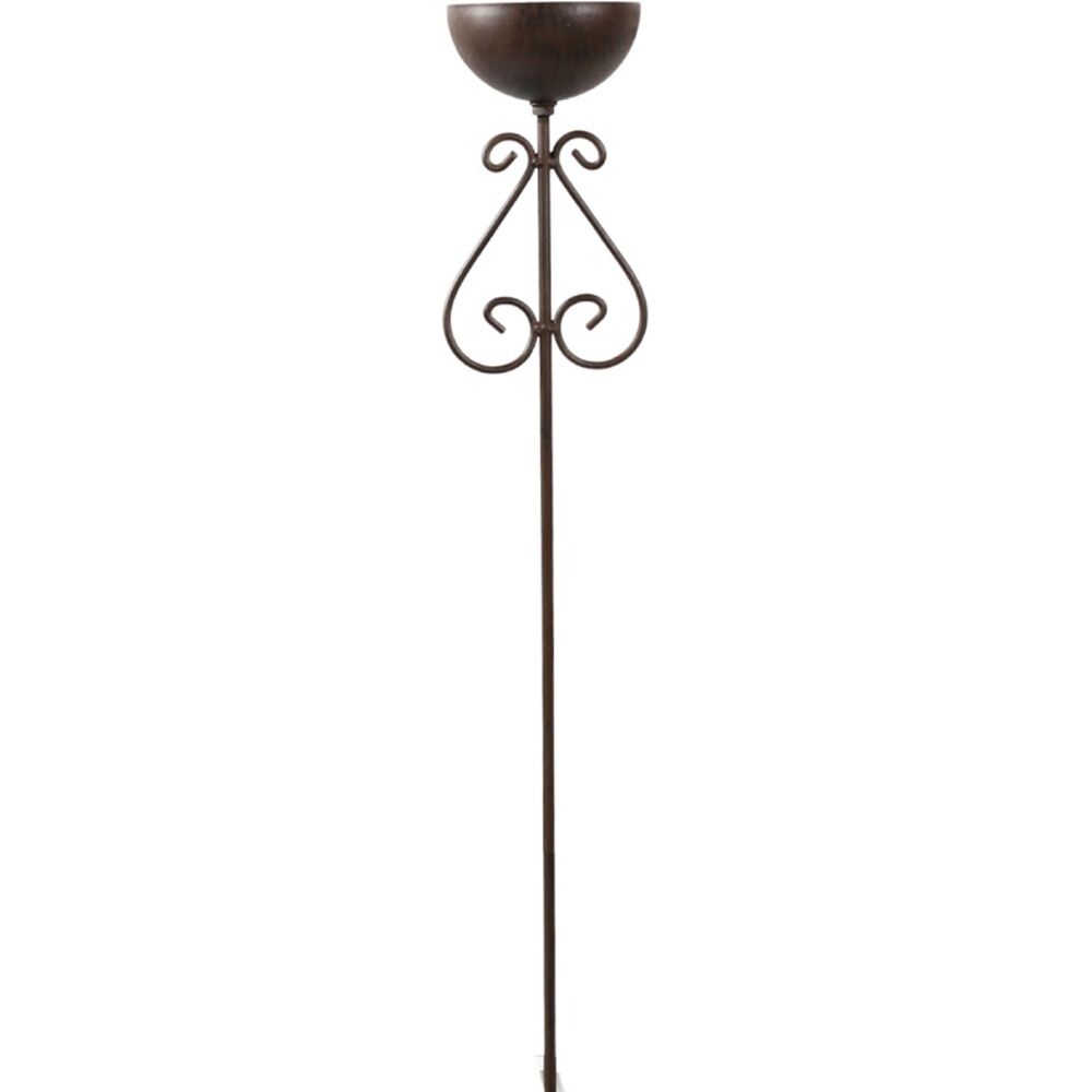 2PK Bronrob Decorative Outdoor/Garden Bird Feeder Bowl Stake 85x85x10cm