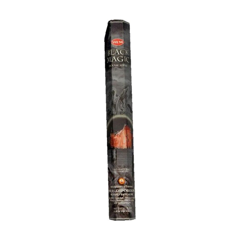 12PK HEM Home Fragrance Scented Smelling Incense Sticks Packet Set Black Magic
