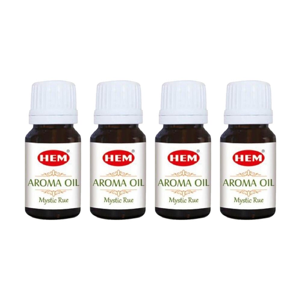 4PK HEM Home Fragrance Scented Smelling Oil Bottle 10ml Mystic Rue