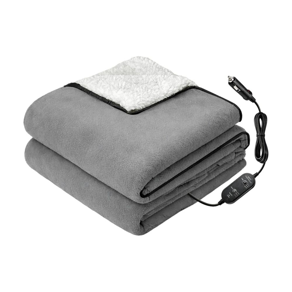 Wildtrak 12V Car Electric Blanket Comfort 45W Rated Power 150x100cm