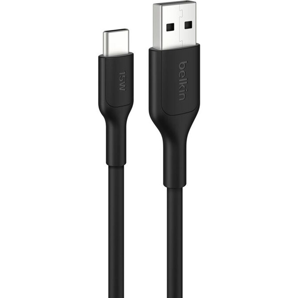 2PK Belkin BoostCharge USB-A to USB-C Charging Cable Universally Compatible 15cm
