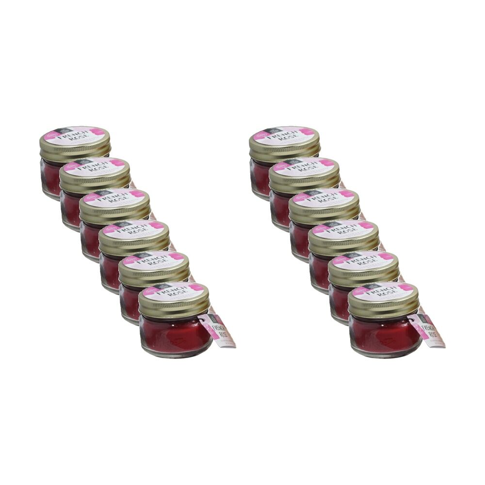 12PK The Styled Room Scented Mason Jar Candle W/ Lid Home Fragrance Assorted