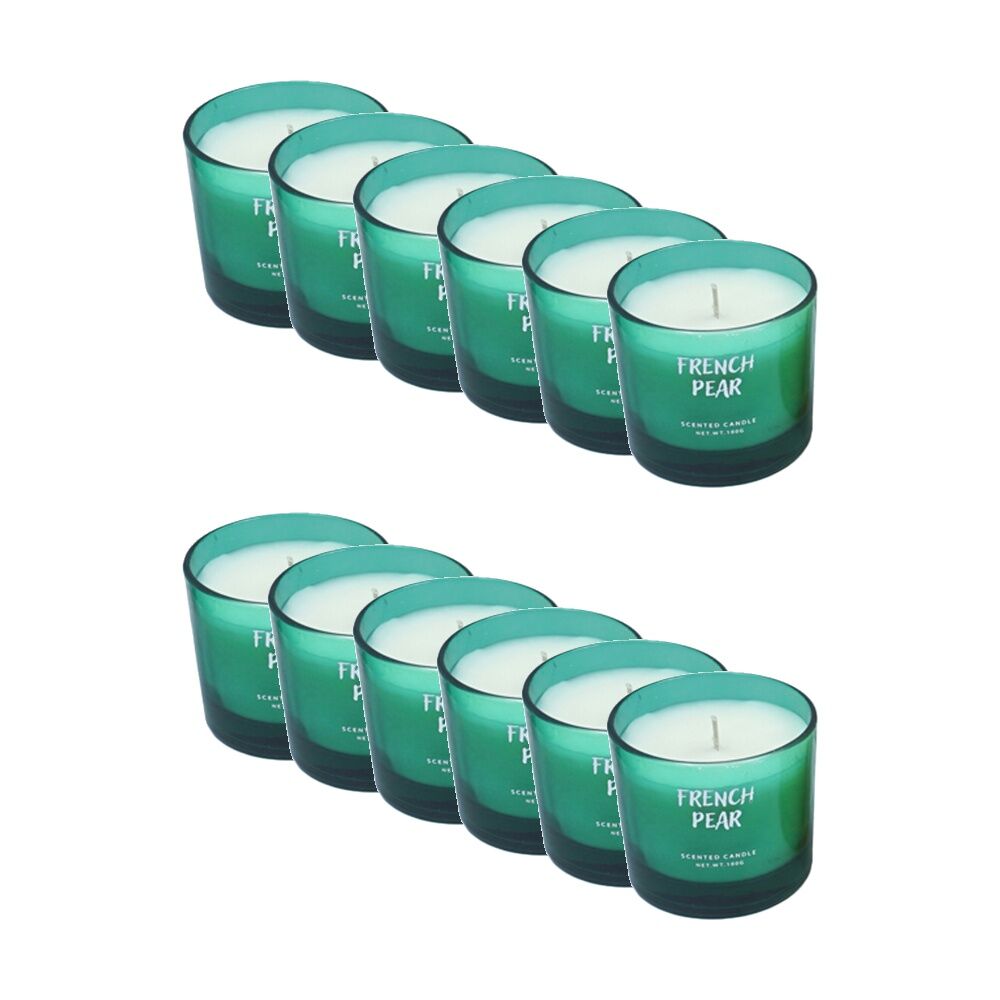 12PK The Styled Room Scented Candle Home Fragrance 100gm Assorted