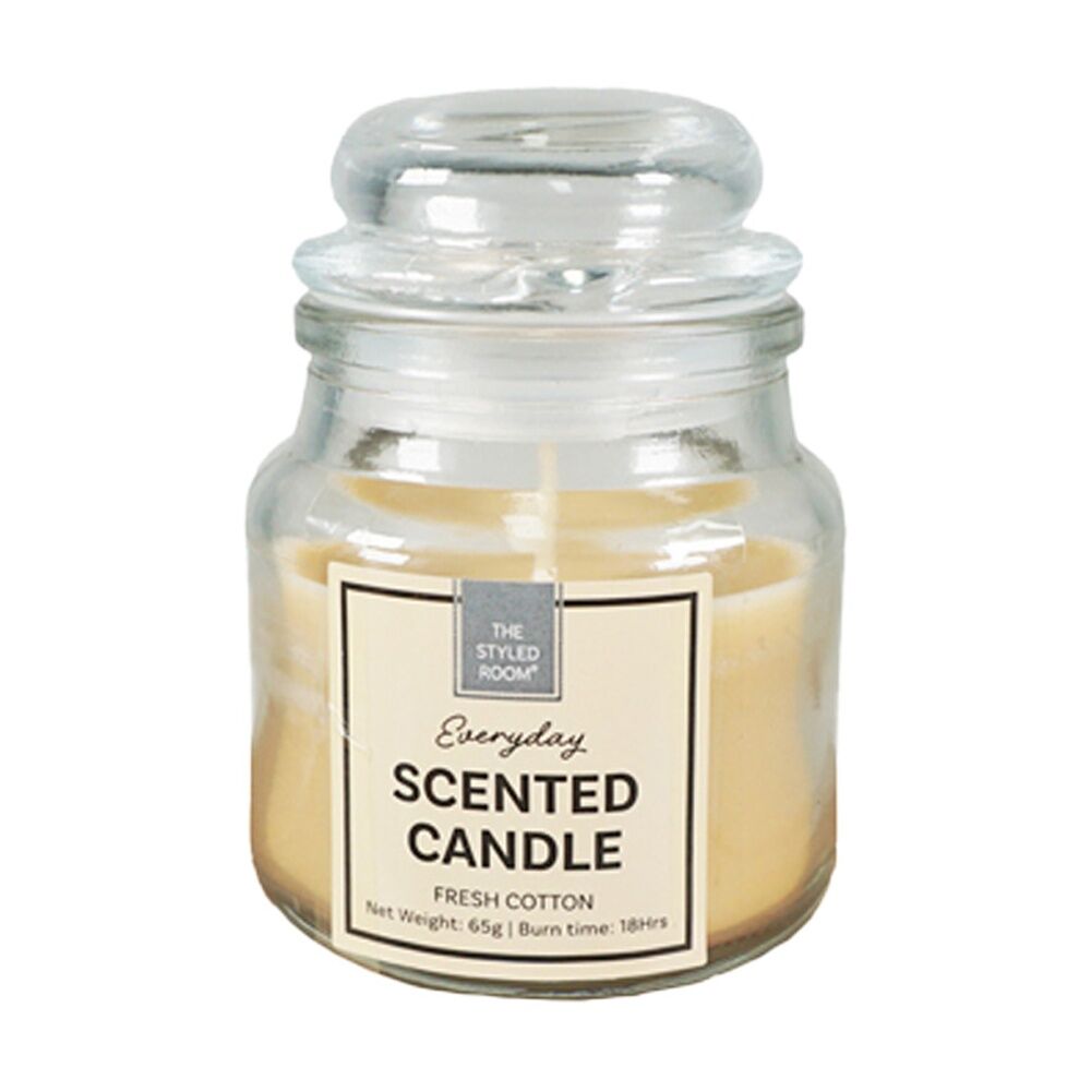 12PK The Styled Room 18 Hour Scented Candle Jar W/ Lid Home Fragrance Assorted