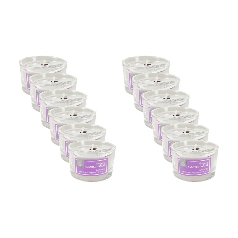 12PK The Styled Room 6 Hour Scented Candle Home Fragrance Assorted
