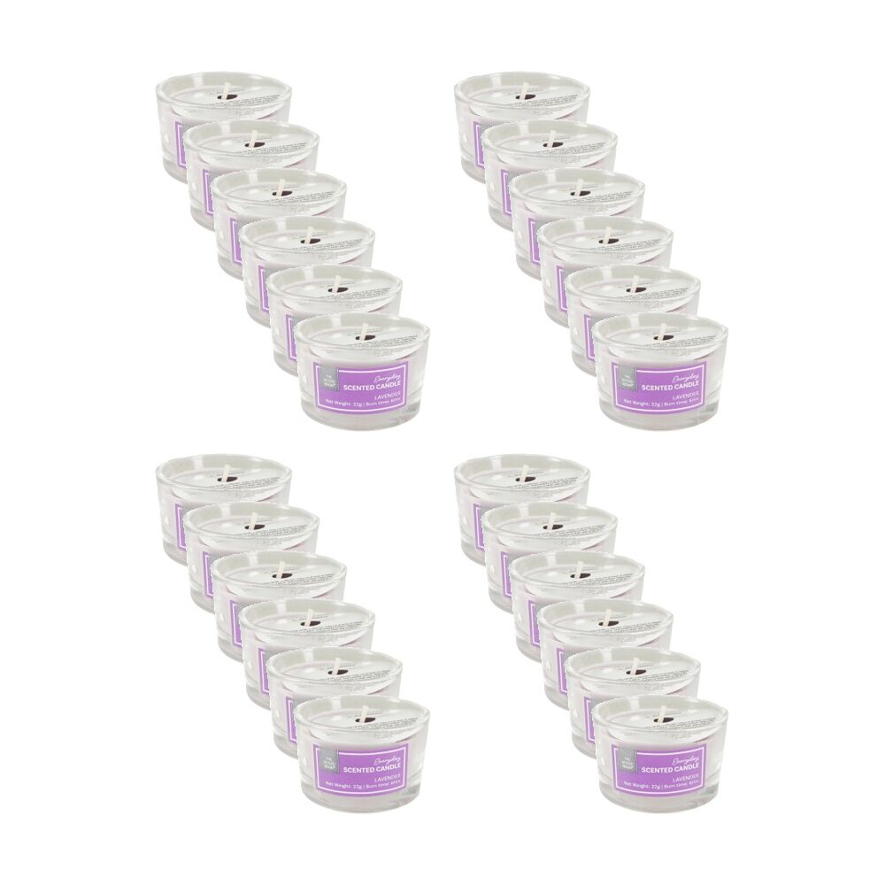 24PK The Styled Room 6 Hour Scented Candle Home Fragrance Assorted