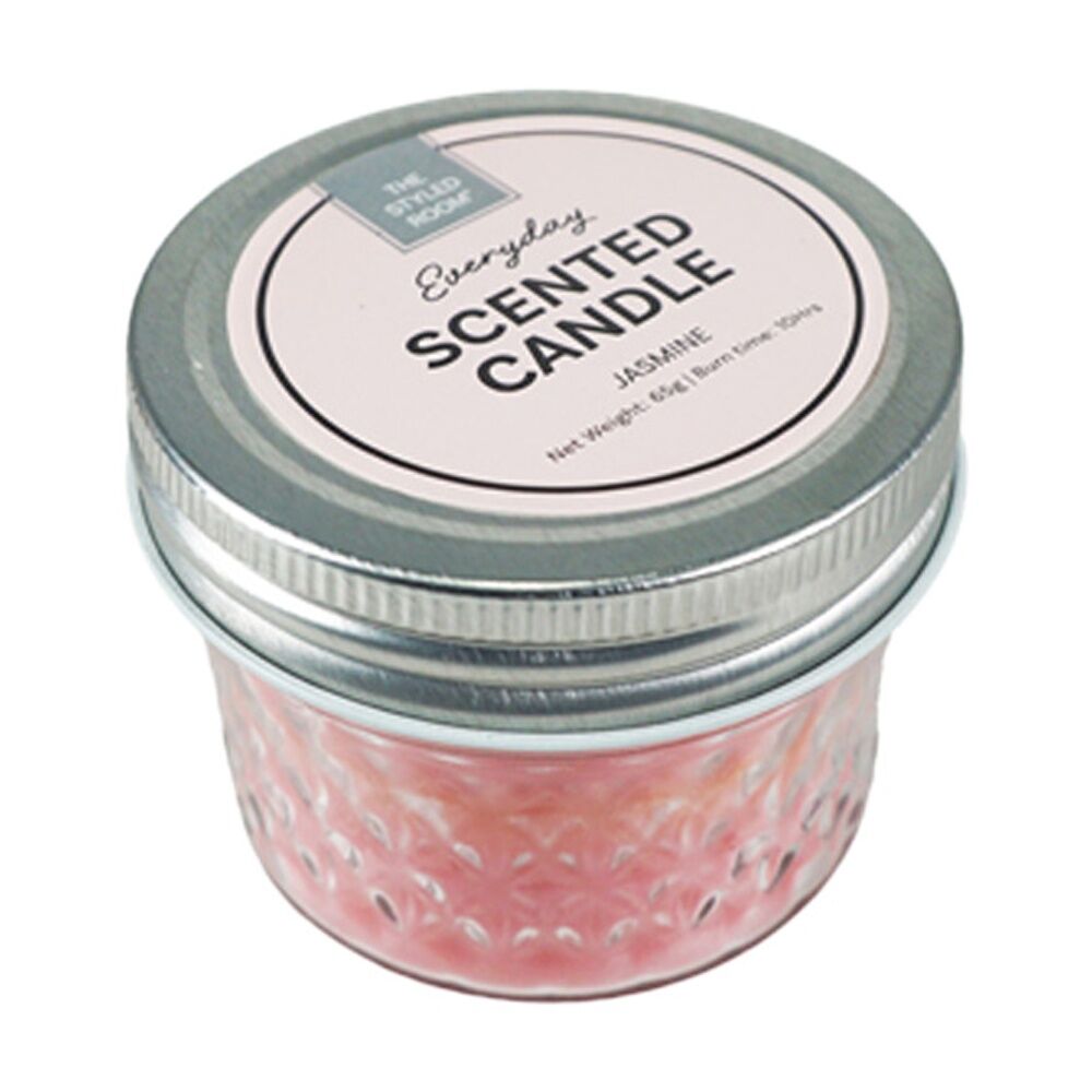 24PK The Styled Room 10 Hour Scented Candle Jar W/ Lid Home Fragrance Assorted