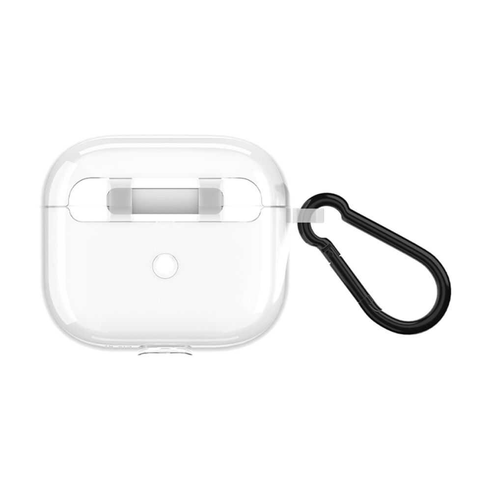 Case-Mate Tough Protection Case for AirPods 4 W/ Carabiner Clear