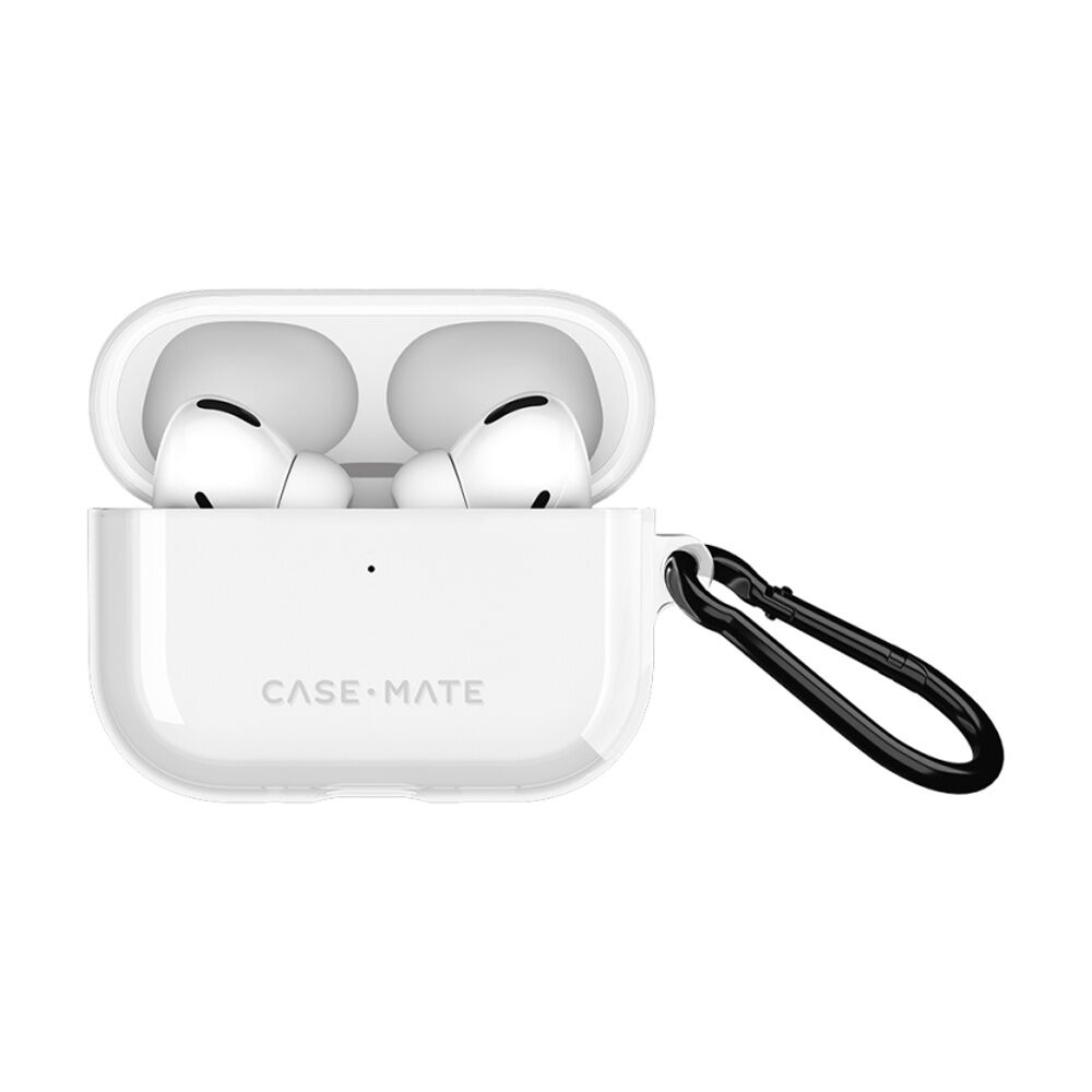 Case-Mate Tough Protection Case for AirPods Pro 3 W/ Carabiner Clear