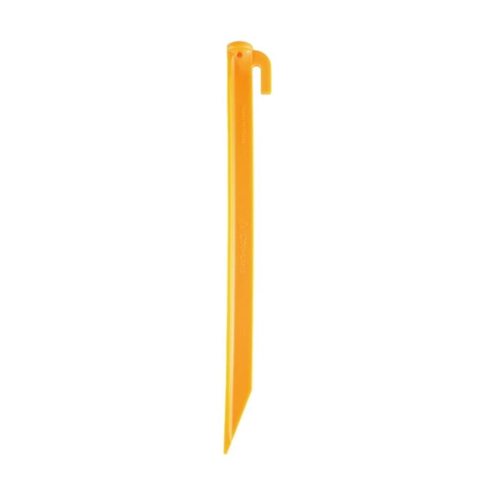 100pc Coghlans 12 Inch Tent Pegs Yellow Recycled Plastic Durable Lightweight