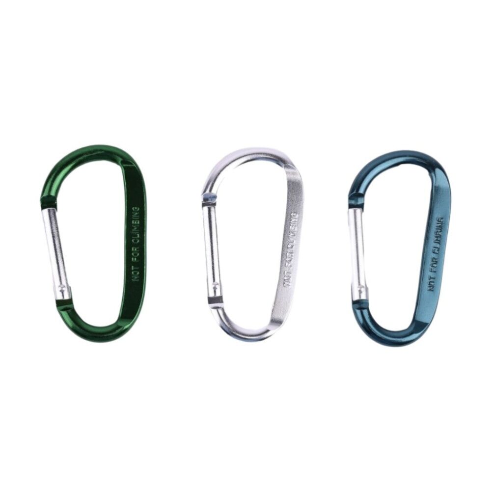 Coghlans Bowl O Biners Spring-Loaded Closure Carabiner Assorted 8mm