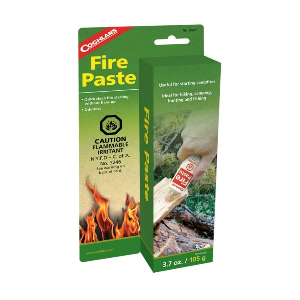 Coghlans Fire Paste For Quick Clean Camp Fire Starting Odourless 106g