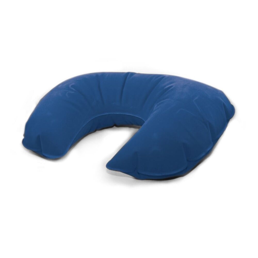 4PK Coghlans Inflatable Head Rest Soft Velveteen Finish Travel Comfort Pillow