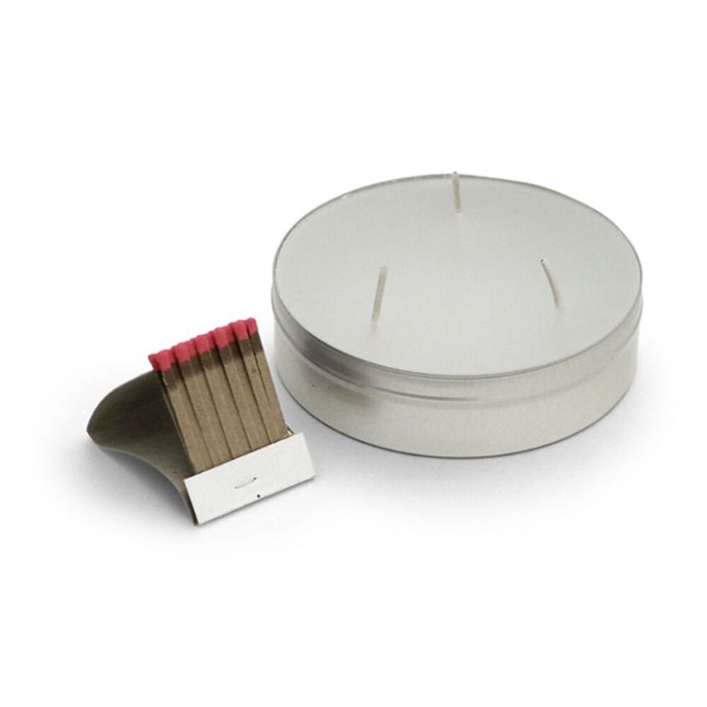 2PK Coghlans Survival Candle 3 Wicks 36 Hour Burn Time W/ Matches 170g