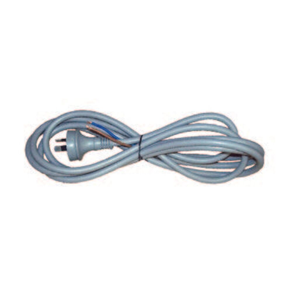 4PK Cleanstar 3m Heavy Duty Extention Cord Power Tool Repair Lead 10 AMP Grey