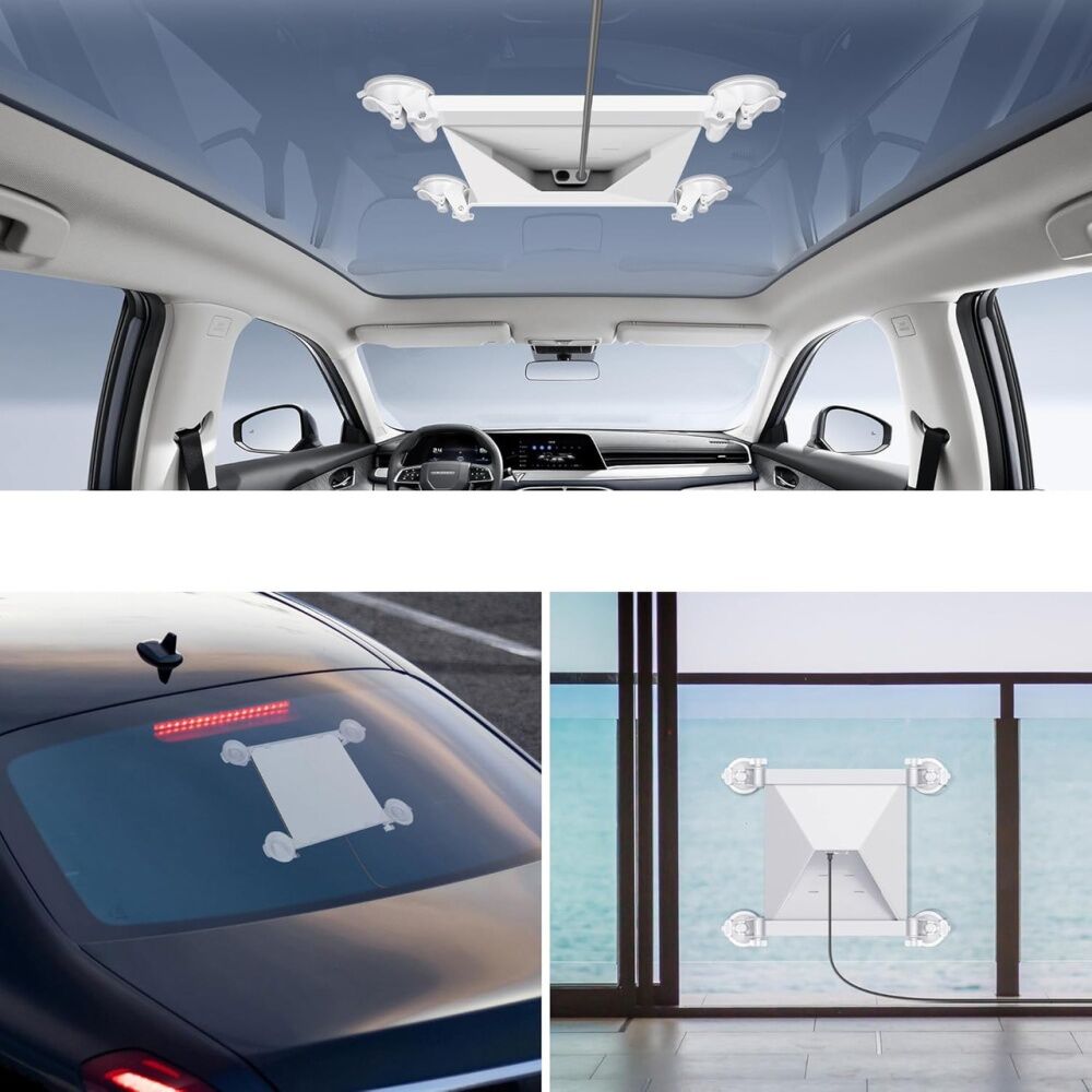 Chargecore Starlink Mini Suction Window Mount Lever-Lock Interior Use White