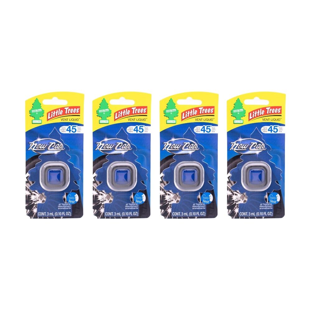 4PK Little Trees Car Air Freshener Vent Liquid 3ml New Scent