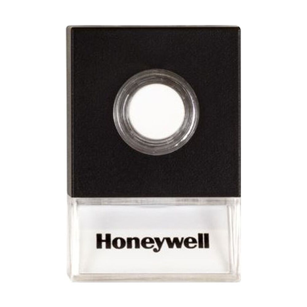 Honeywell Illuminated Door Bell Press Hard Wired - Doorbell Lighted Black Cover