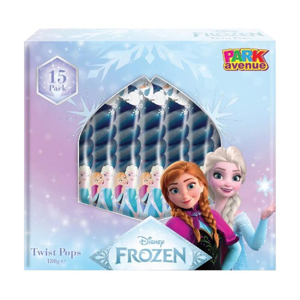 8x 15pc Park Avenue Blue & White Frozen Twist Pops Candy/Sweet 180g