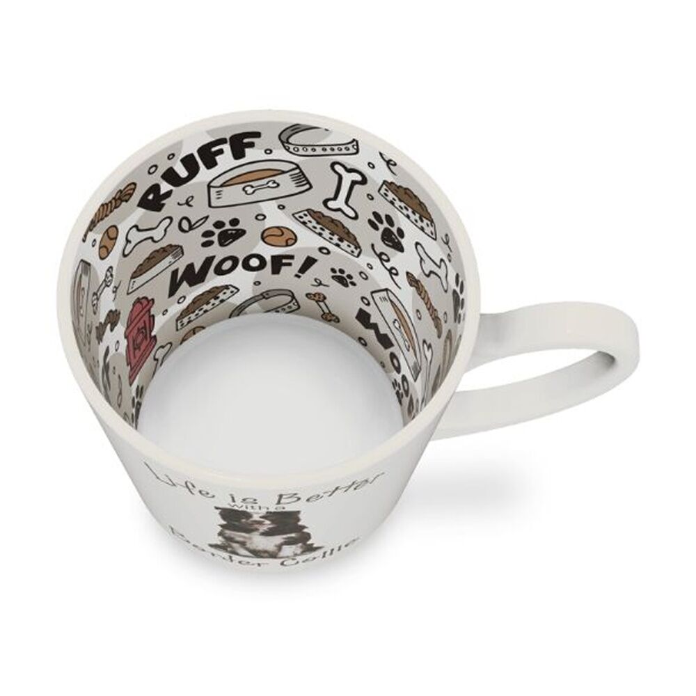 2PK LDM I Love My Border Collie Ceramic Coffee Mug 420ml