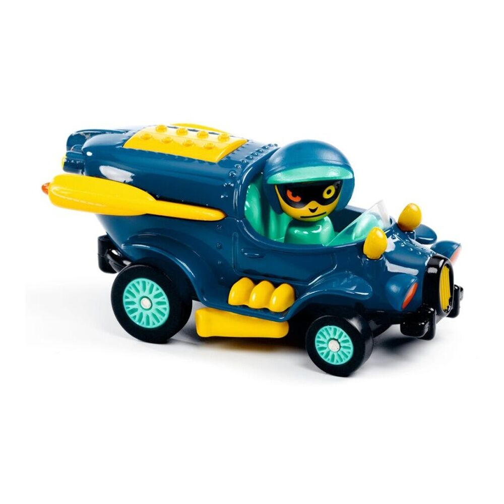 Djeco Navy Flying Butterfly Crazy Motors Metal Toy Car With Suspension 3y+
